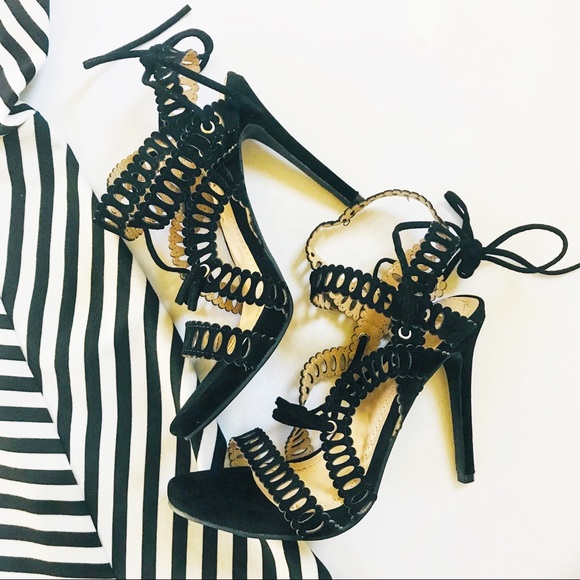 Lace Up Gladiator Heels - Picture 7 of 7